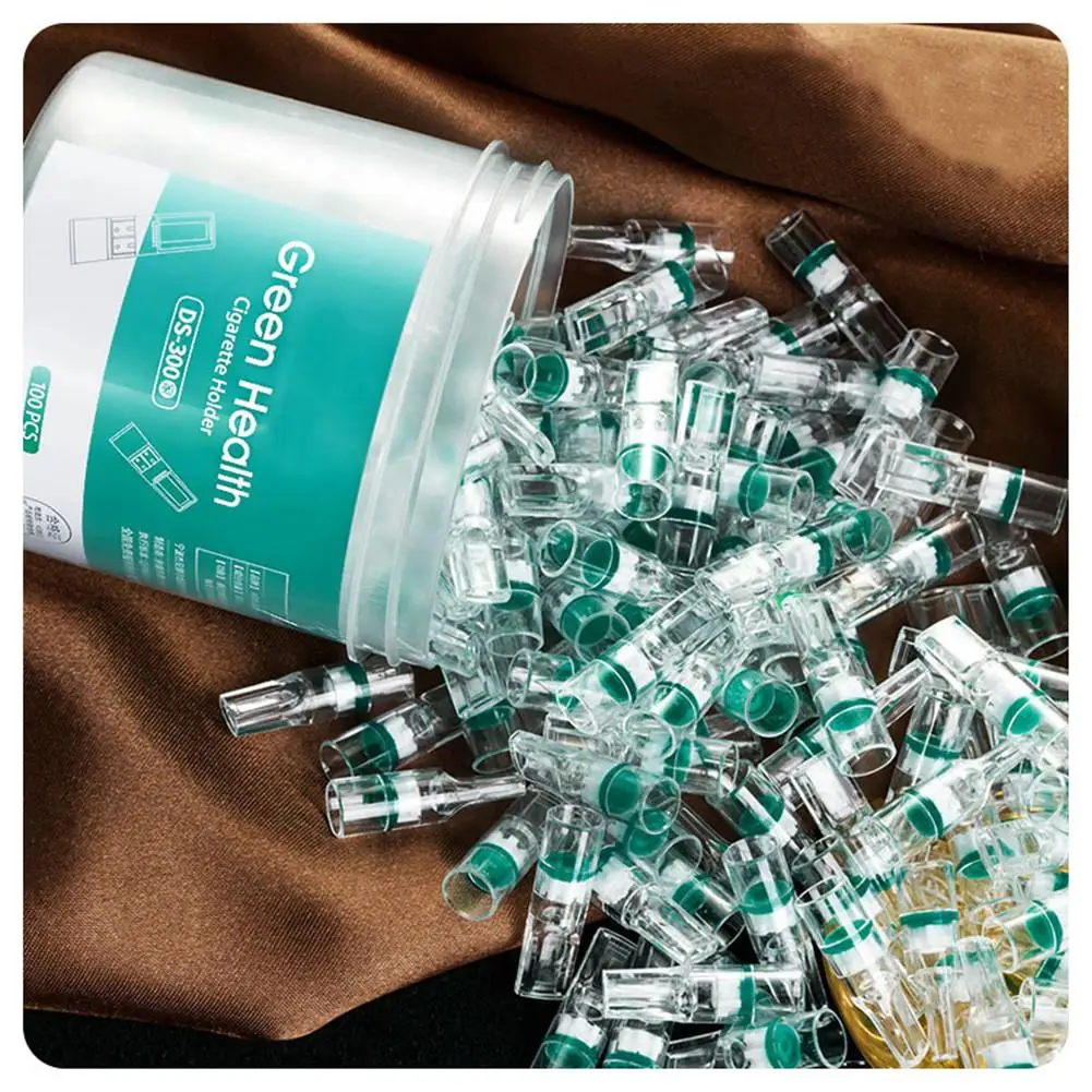 Фильтр для курения 100 шт. держатель сигарет одноразовый фильтр табачных с