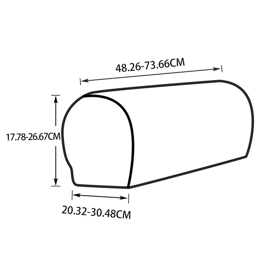 

2 Pcs PU Leather Sofa Armrest Covers Protectors Stretchy Waterproof Protect Couch Chair Arm From Wear And Dirt Home Textile