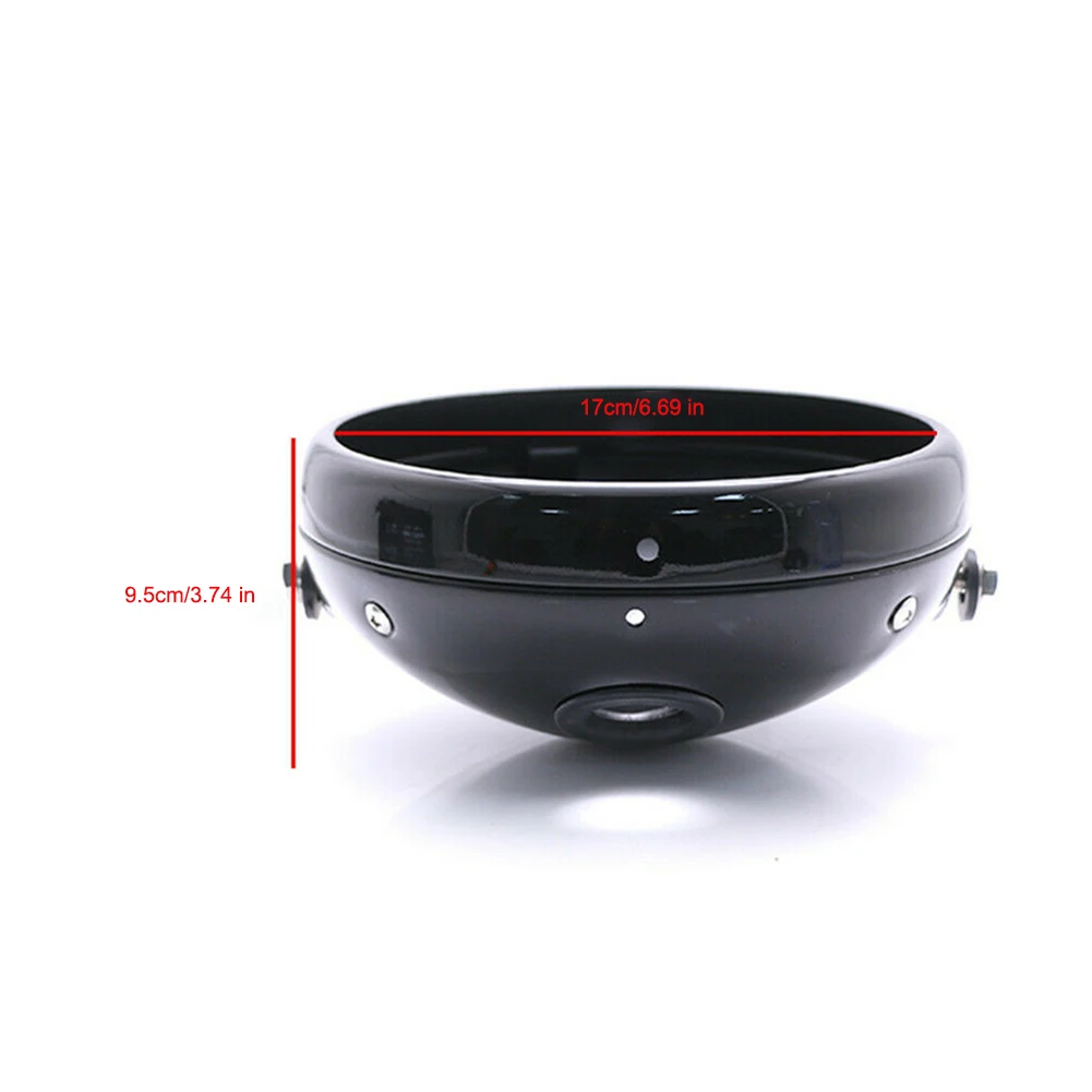 

Motorcycle 7 Inch Round Head Light Lamp Bulb Bucket Housing + Bracket For Harley