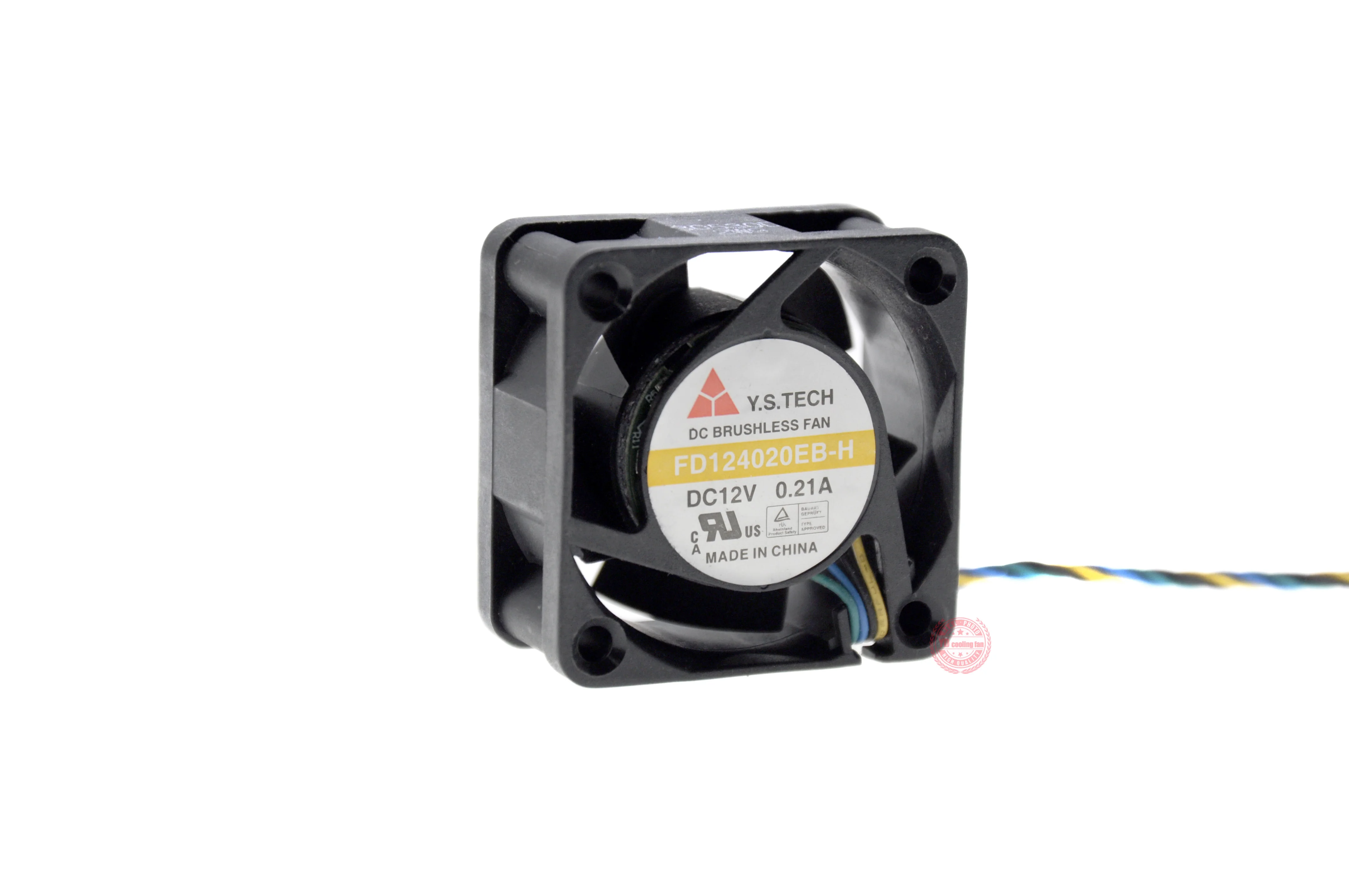 NEW Y.S.TECH FD124020EB-H 4020 4CM 4PIN 12V 0.21a охлаждающий вентилятор | Компьютеры и офис