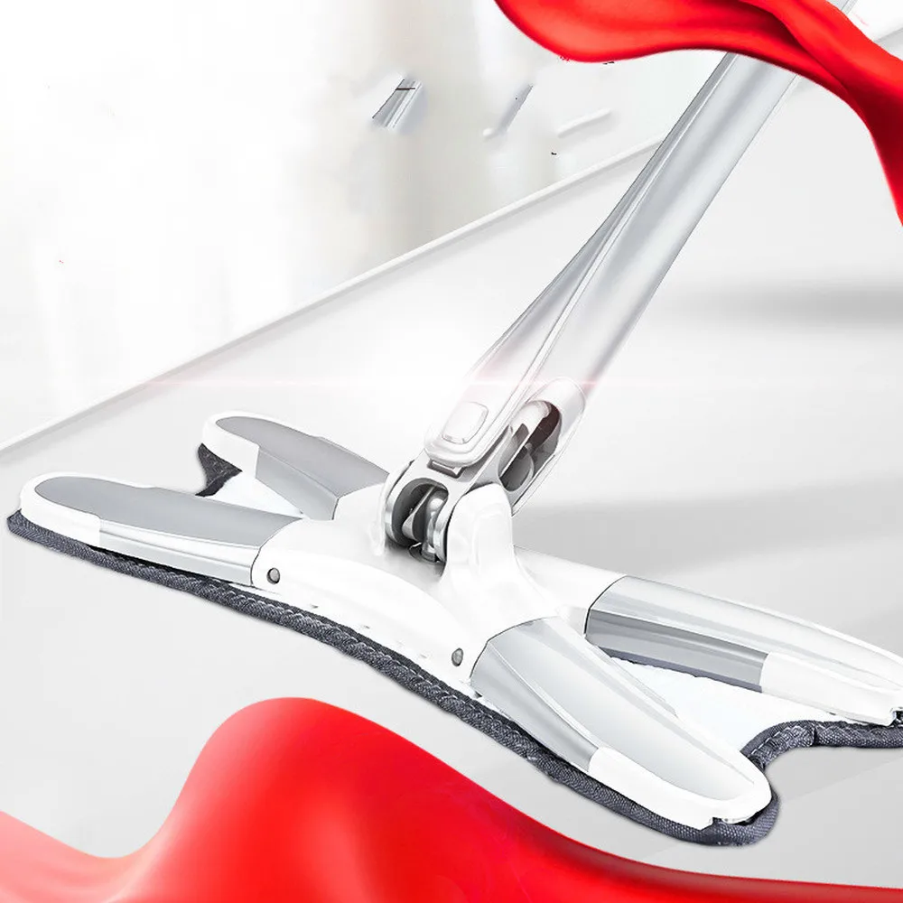 Ручная Швабра для пола без рук моющая плоская швабра с микрофиброй заменяющая