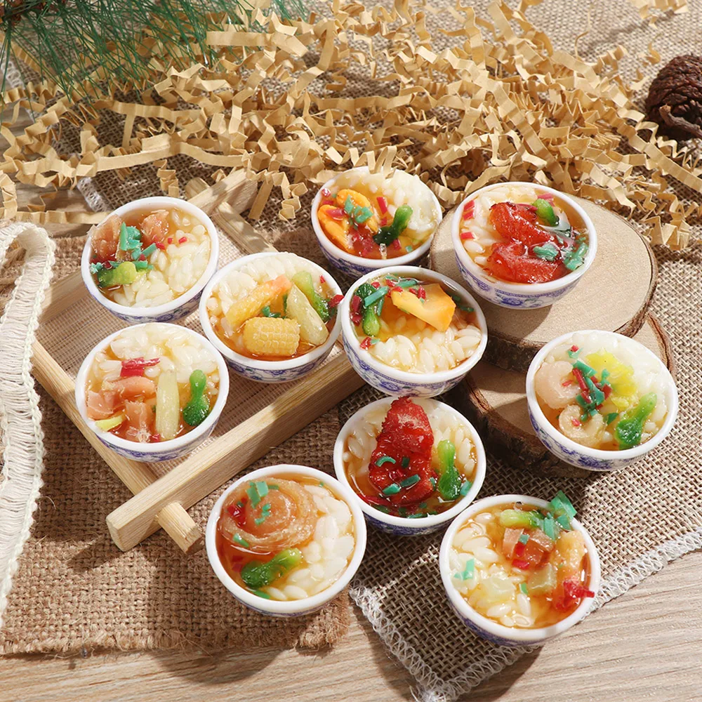 1 шт. 1:6 миниатюрная миска для кукольного домика рисовая мини кухня ролевая еда