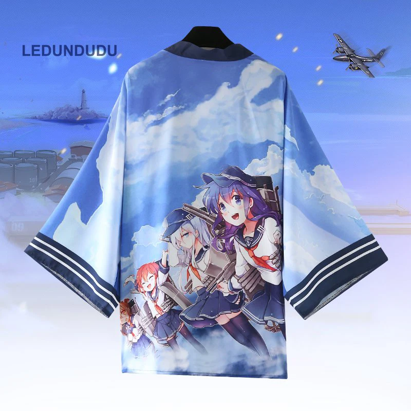 Коллекция Yamato Game Kancolle Kantai шифоновая Пижама плащи карнавальный костюм кимоно