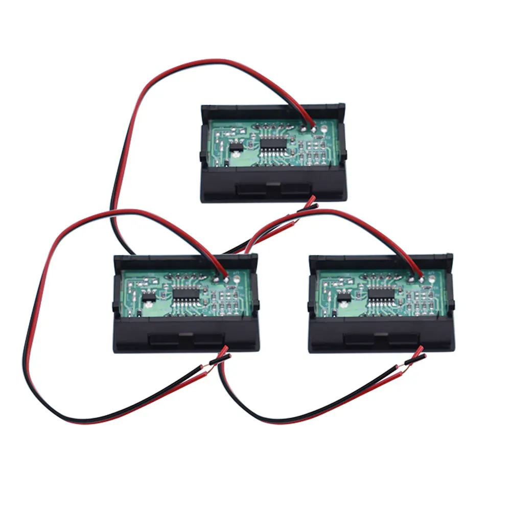 3 × DC 4 5 30 в синий светодиодный цифровой дисплей измеритель напряжения вольтметр