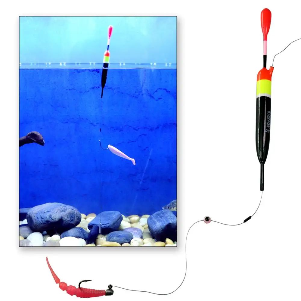 

5 pieces Balsa Wood Fishing Slip Float Slip Bobber Rigs 5g 10g 15g Saltwater Freshwater Fishing Float Bobber