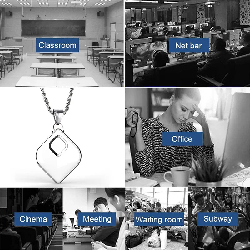 

2Pcs Couples Carry Neck Air Purifier Portable Car Oxygen Bar Home Negative Ion Air Purifier Necklace