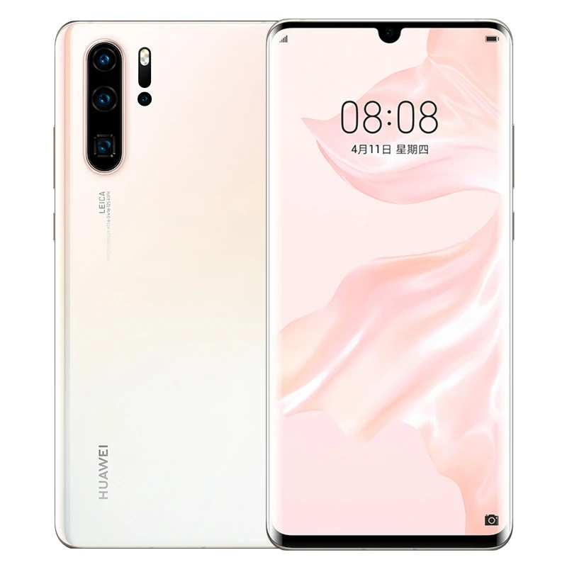 HuaWei P30 Pro Sim бесплатный телефон Kirin 980 Android 9,1 6,4" 2340X1080 8 Гб ram 512 ГБ rom 40.0MP NFC QI отпечаток пальца IP68