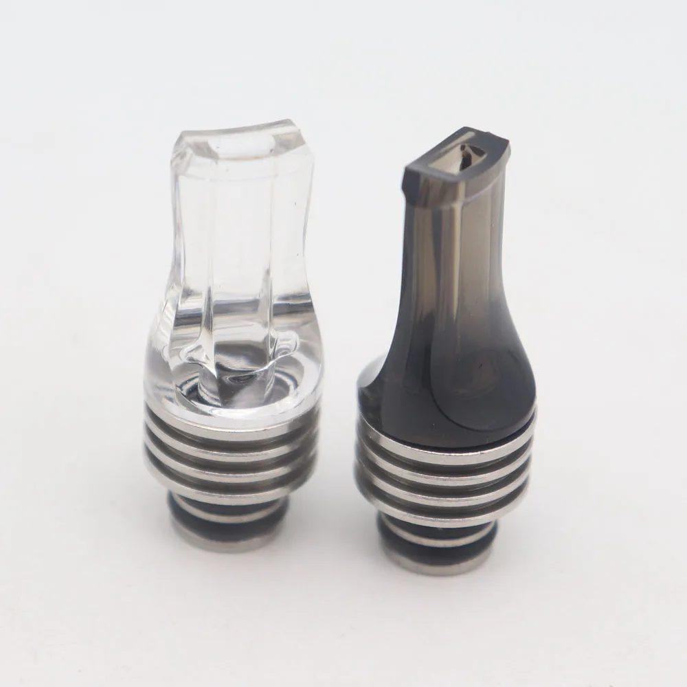 510 капельный наконечник из акрила и нержавеющей стали плоский типа вкуса 2 шт. 1