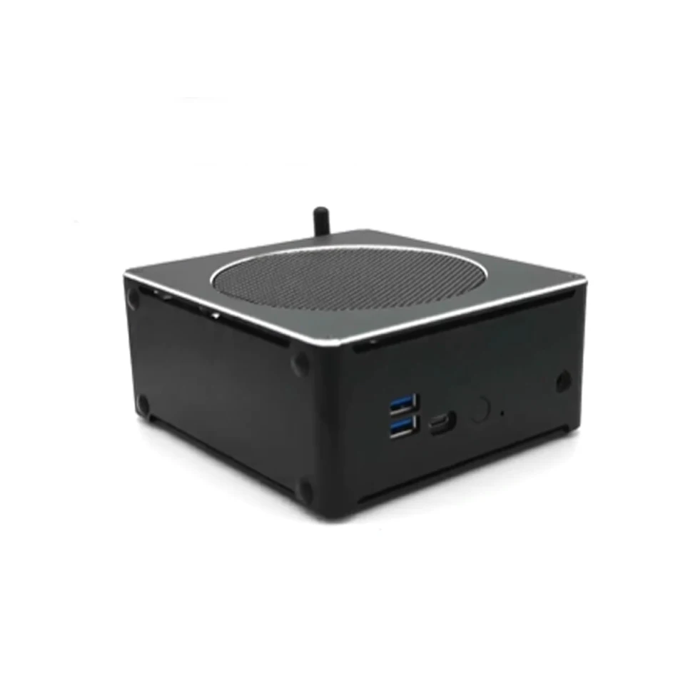 HUNSN Топ игровой компьютер Intel i9 8950HK i7 8750H i5 8300H Windows 10 Pro 2 * DDR4 6 ядерный 12 нитей Nuc мини