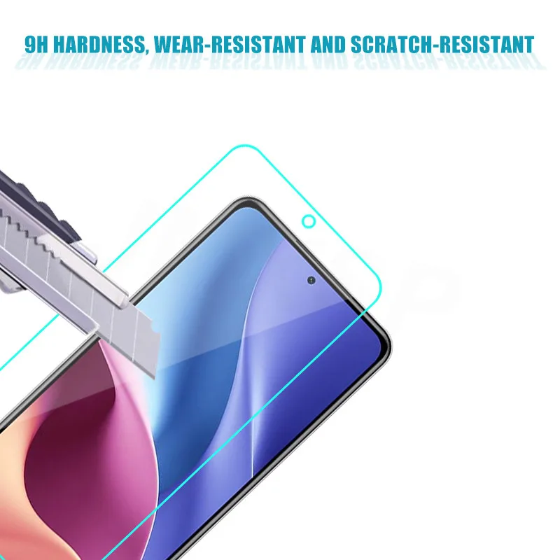 Tempered Glass For Xiaomi Redmi Note 10 Pro Max 10S Protective Glass For Redmi 10X K40 Pro Plus Lens Glass Film Cover Protector