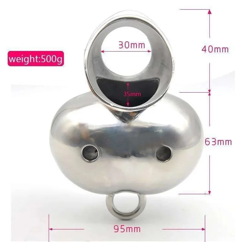 Кольцо на пенис для подвешивания в мошонку из нержавеющей стали | Красота и