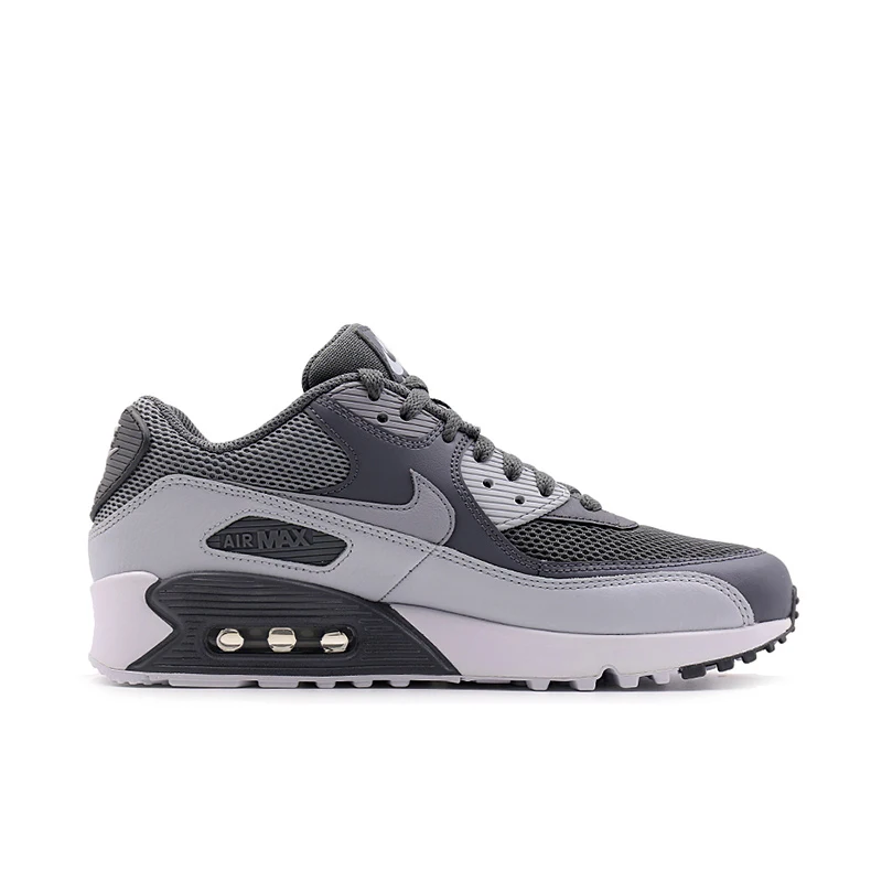 Оригинальные мужские кроссовки для бега Nike Air Max 90 эфирные, износостойкие, классические, спортивные, уличные, сетчатые, дышащие кроссовки 537384-111