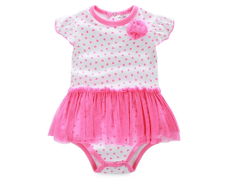 

Комбинезон для девочек, хлопковый, с цветочным принтом