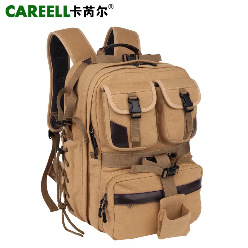 CAREELL холщовая цифровая большая сумка для цифровой зеркальной фотокамеры