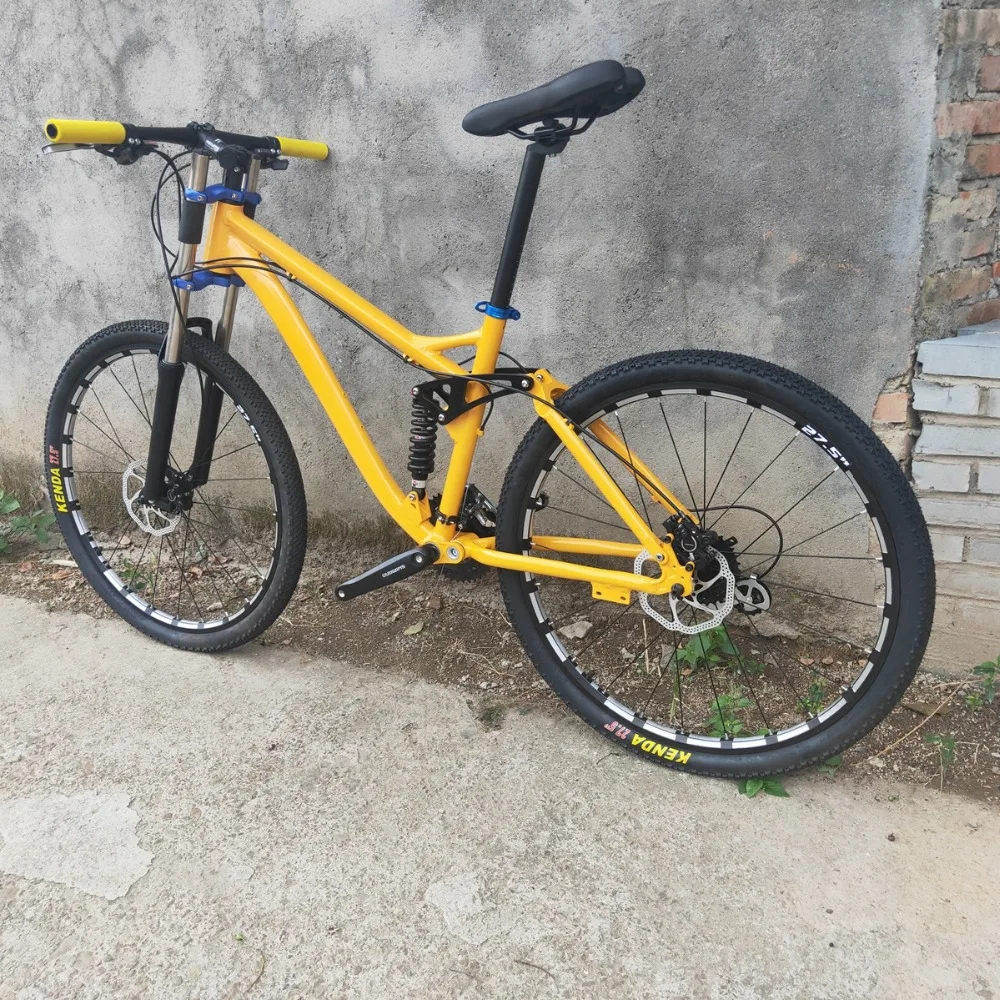 27 скоростей M370 гидравлические тормоза полная подвеска рама bicicleta горный велосипед 27,5