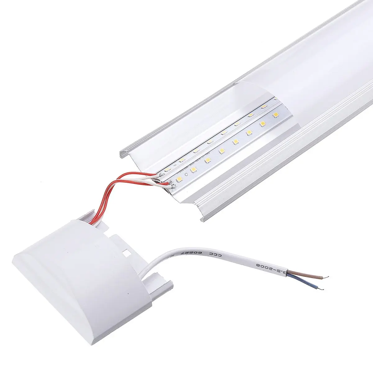

60CM LED Tube Cleaning Integration Purification Light 48W LED Tri-proof Batten Light 2835 LED Tube Linear Lamp AC85-265V
