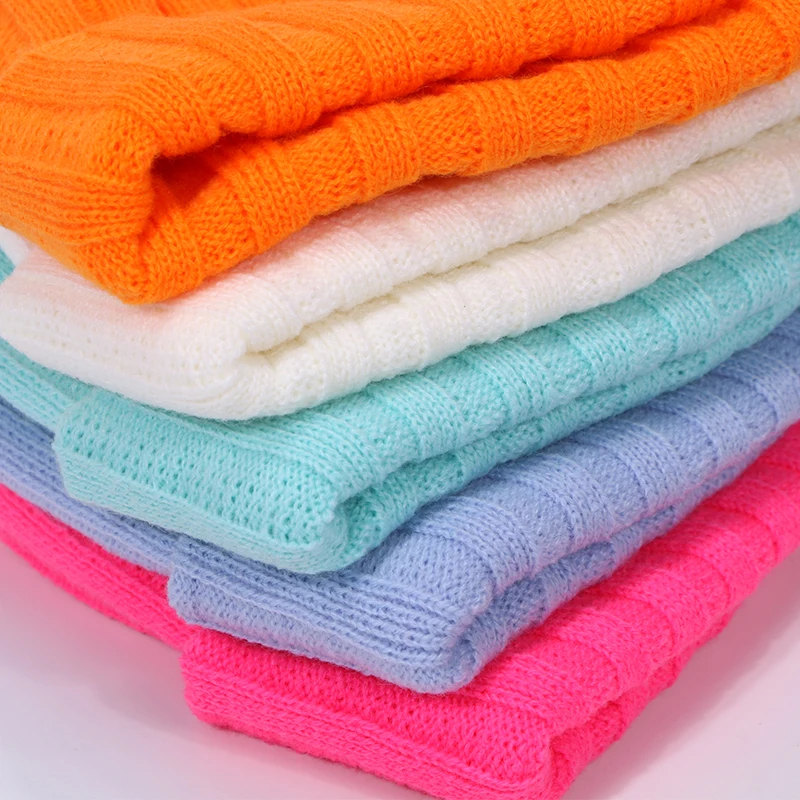 Шапка бини в стиле хип хоп для мужчин и женщин однотонная вязаная шапка Мягкая