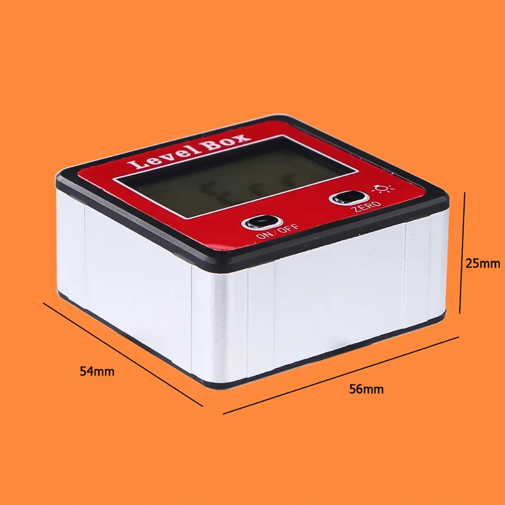 2-Key Digital Protractor Inclinometer Angle Finder Meter Gauge Electronic Level Box With Magnetic Base | Инструменты