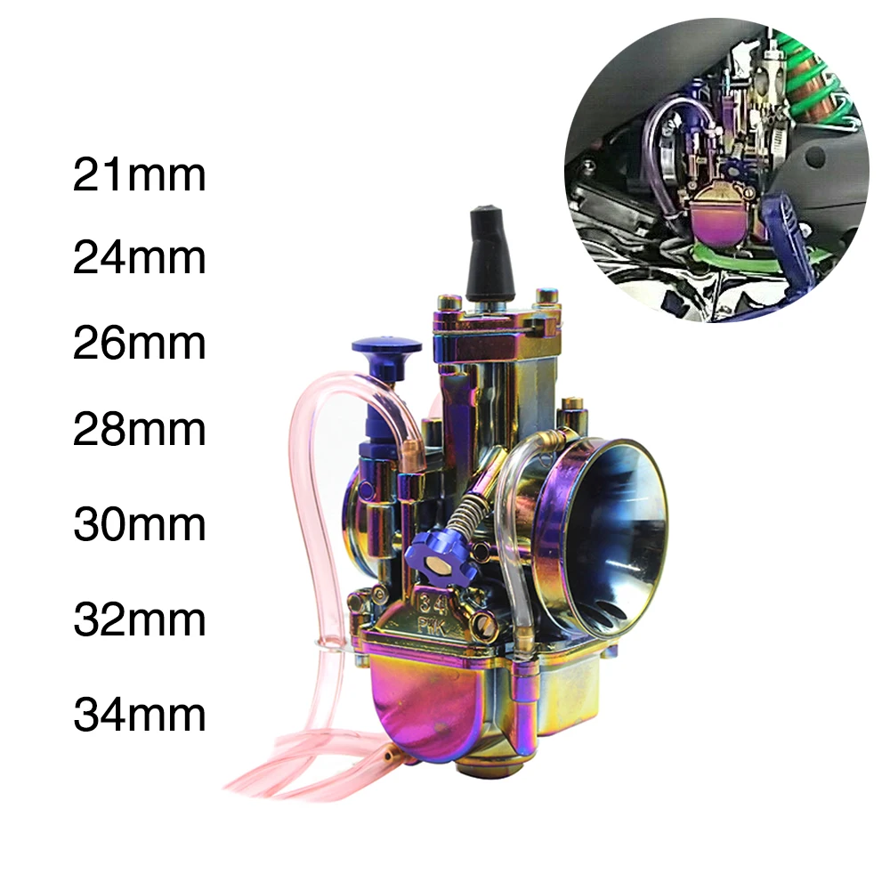 SCL MOTOS Универсальный мотоциклетный карбюратор 21 24 26 28 30 32 34 мм Carb Power Jet Dirt Bike 4T PWK