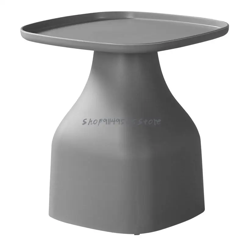 Простой уличный журнальный столик сетчатый красный Ins Диванный боковой