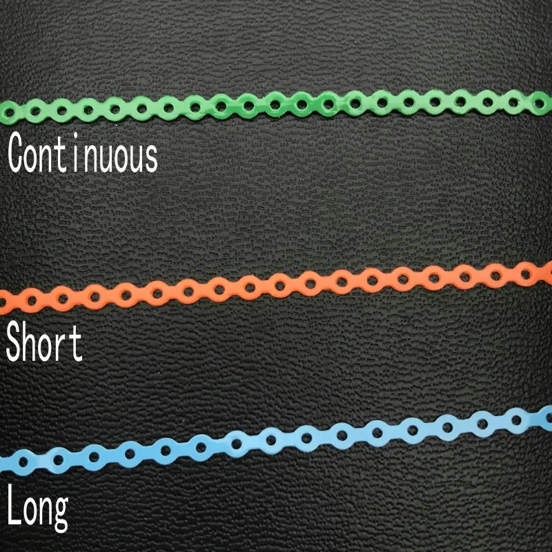 Dental Orthodontic Elastic Ultra Power Chain Rubber Band Long/Short/Continuous | Красота и здоровье