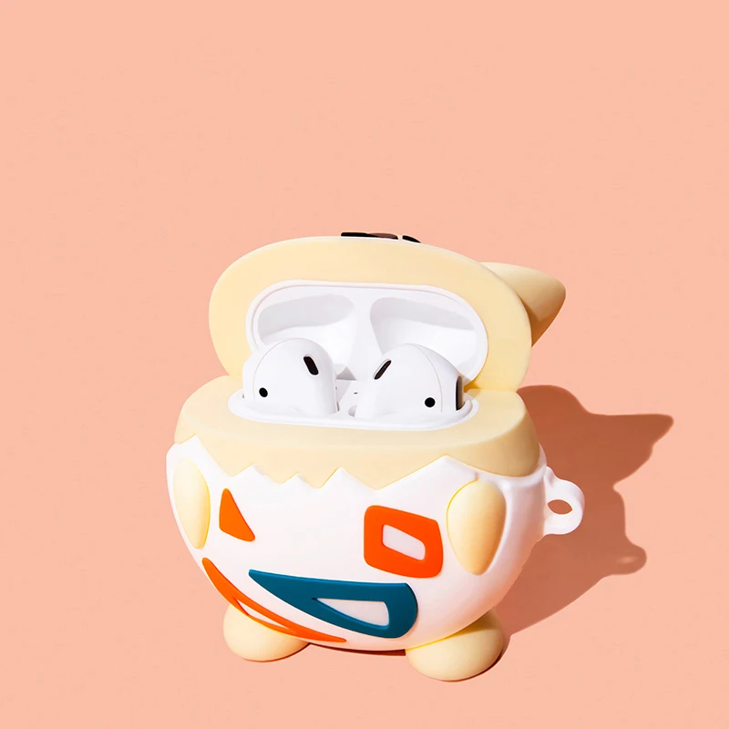 

3D Cute Cartoon Air Pod Case Japanese Anime Airpods Pro Shell Thick Silicone Apple Earpods Case Cover