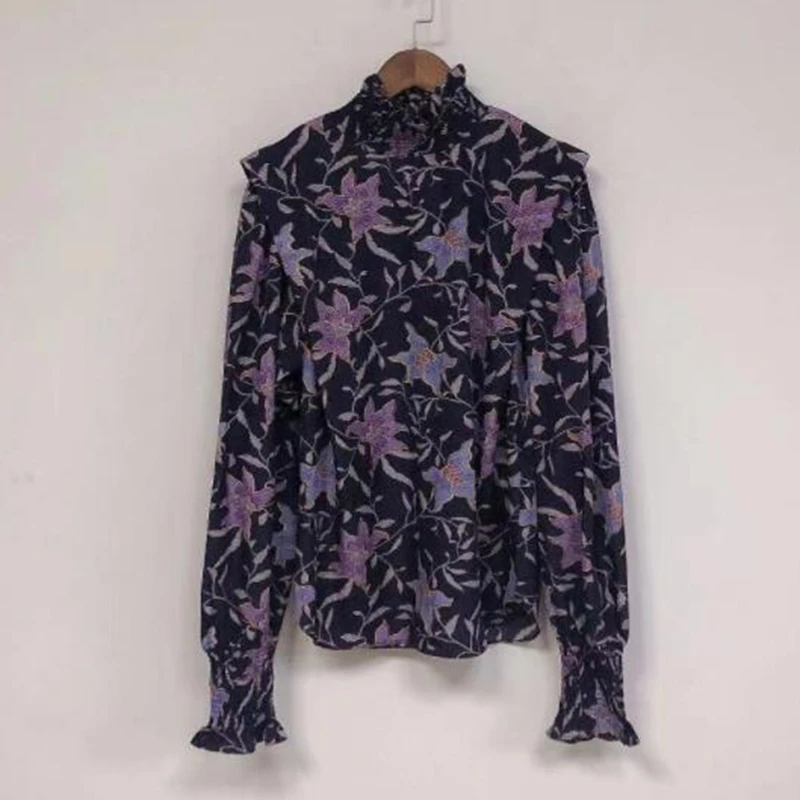 

Woman Long Sleeve Vintage Shirts 2021