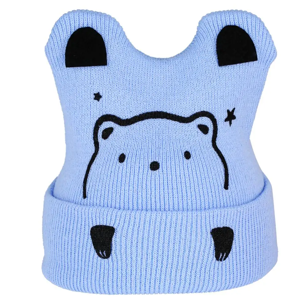 Шапка для новорожденных мальчиков и девочек детские шапки Вязаная хлопковая