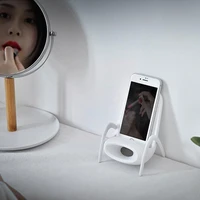 portable mini chair wireless charger supply for all phones multipurpose phone stand with musical speaker function v2l1