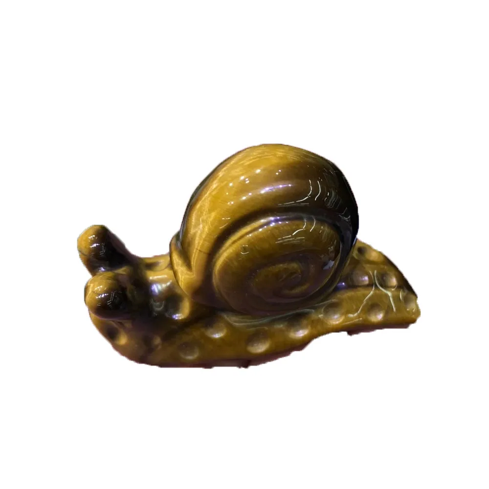 

Натуральный кристалл, животное, ручная резьба, тигровый глаз, камень, улитка, восстанавливающий, восстанавливающий, минеральный кварц, дома...