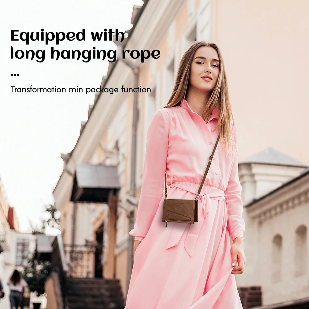 Новинка кожаный флип-чехол с 9 картами на молнии для Huawei Mate 50 Pro чехол-книжка