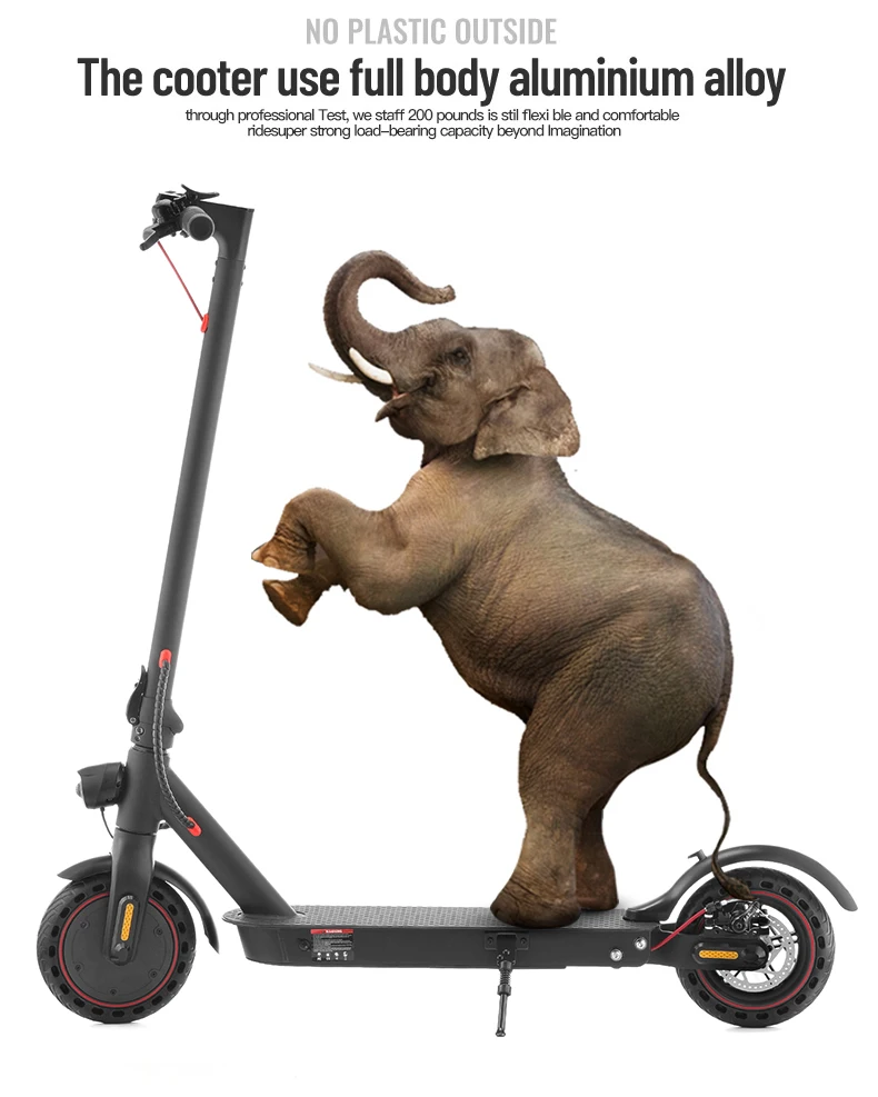 Электрический скутер 350 Вт со смарт приложением скейтборд складной