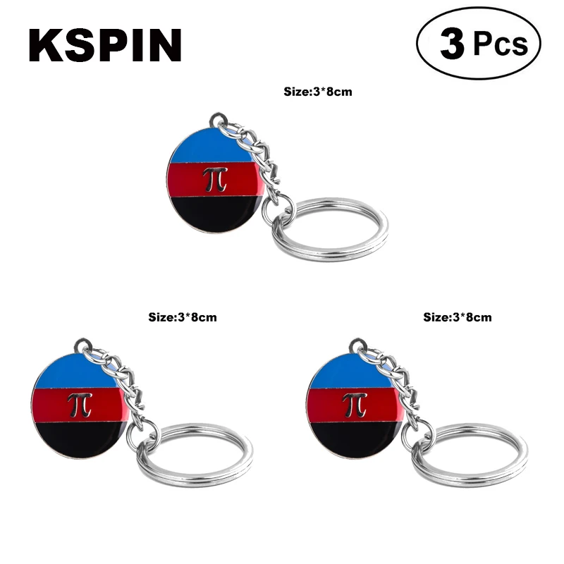 

Polyamorous Key Ring Lapel Pin Brooches Pins Flag badge Brooch Badges
