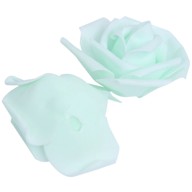 Высокое качество 100 шт./пакет 6 см поролоновые головки роз Искусственные цветов