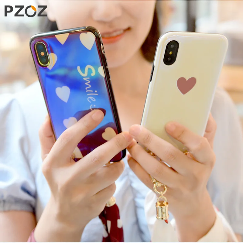 PZOZ Phone Case lanyard Strap For iPhone X XS MAX XR Shockproof Protection Case Anti-loss DIY Hang Wave Rope Fashion Neck Strap
