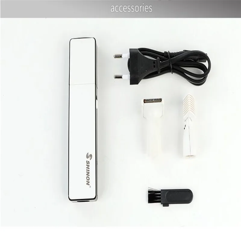 Электрическая машинка для стрижки волос в носу женщин триммер бровей бритва тела