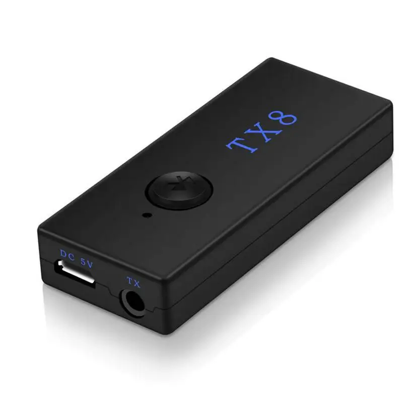 TX8 беспроводной Bluetooth передатчик приемник адаптер стерео аудио музыкальный 3 5 мм 2