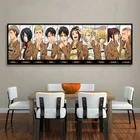 Постеры и картины на холсте японского аниме атака на Титанов, настенные художественные постеры и картины для украшения гостиной, спальни