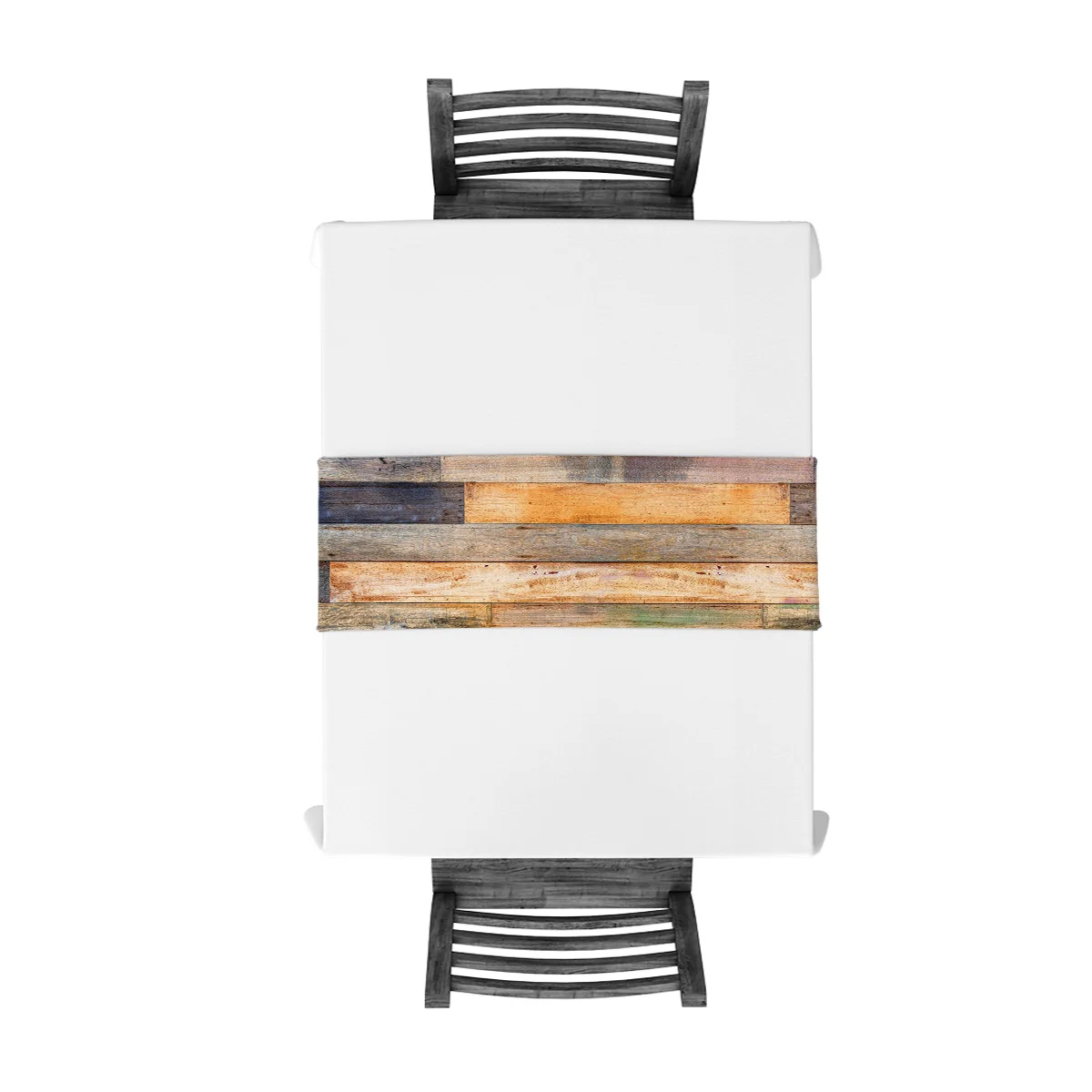 Современная винтажная скатерть с деревянной текстурой креативная настольная