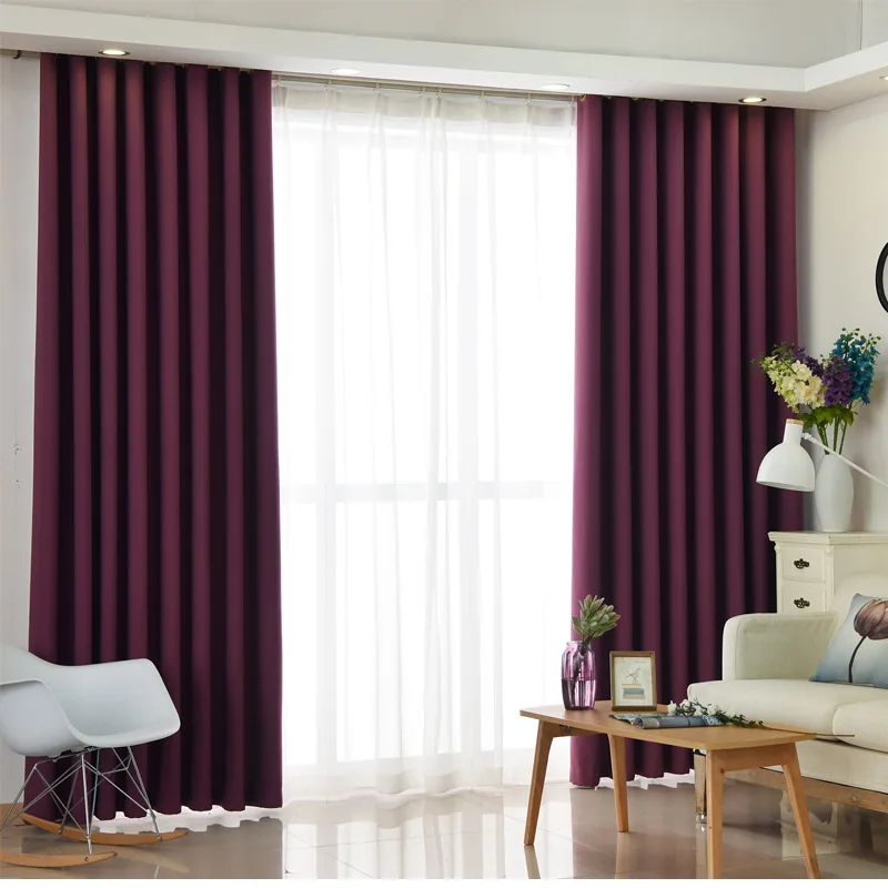Плотные светонепроницаемые занавески для гостиной столовой спальни бархатные