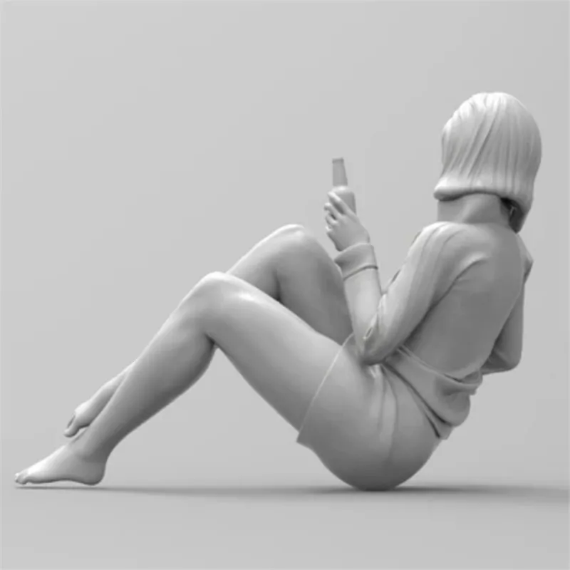 Фигурка из смолы масштаб 1/35 модель Sanaa Girl In Action Сборная набор бесцветные