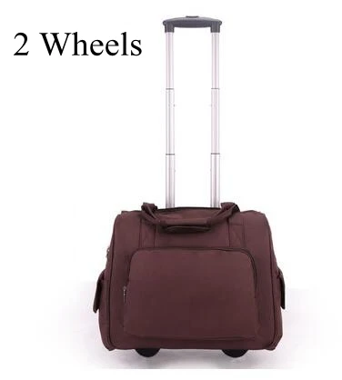 2 wheels Женский чемодан, чемодан на колесиках, дорожная сумка на колесиках 20 дюймов, сумки на колесиках для ноутбука, бизнес чемодан на колесиках для путешествий - Цвет: 2 wheels