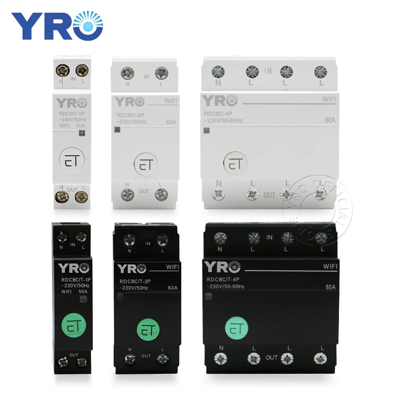 Автоматический выключатель 1P 2P 4P с поддержкой Wi-Fi |