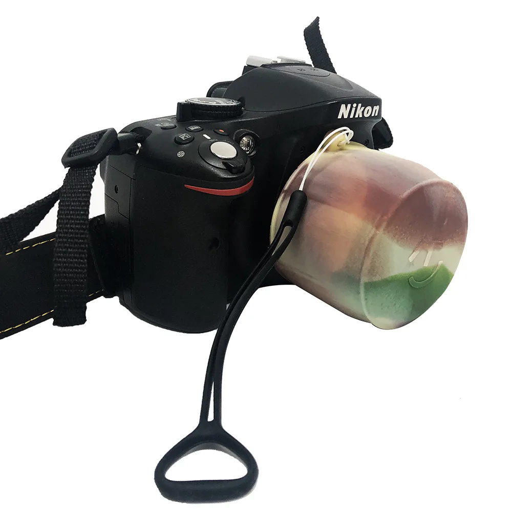 Универсальная гибкая силиконовая крышка объектива для Canon/Nikon/Pen/sony Водонепроницаемая Пылезащитная Экологичная DSLR камера от 49 до 72 крышка объектива