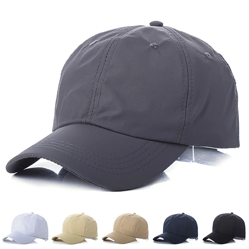 

Baseball Cap Men Women Thin Mesh Portable Quick Dry Breathable Sun Hat Golf Tennis Cycling Fishing Sailboat Beach Sportswear