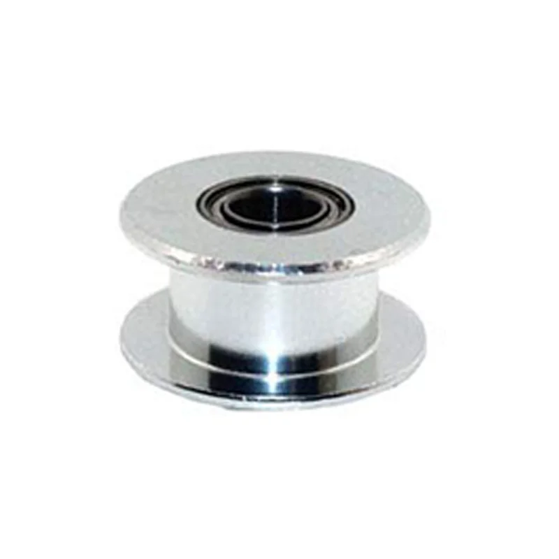 

GT2 20 Toothless Bore 5mm Aluminum Timing Belt Idler Pulley For 3D Printer 6mm Width Timing Belt (Pack of 10Pcs)
