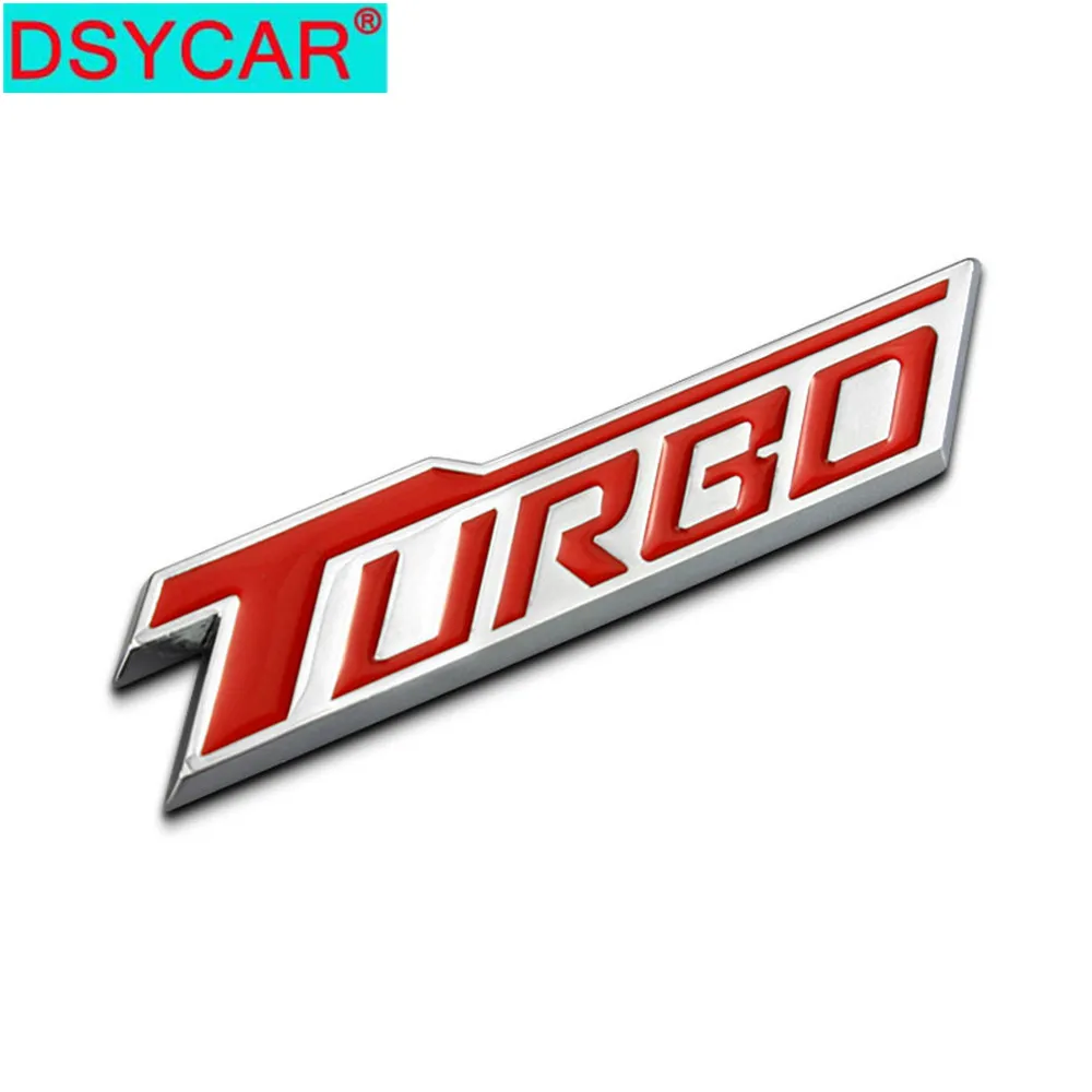 DSYCAR 3D металлический турбо автомобильный боковой крыло задний багажник эмблема значок наклейки для Buick Chevrolet Malibu VW Ford Jeep Honda Kia