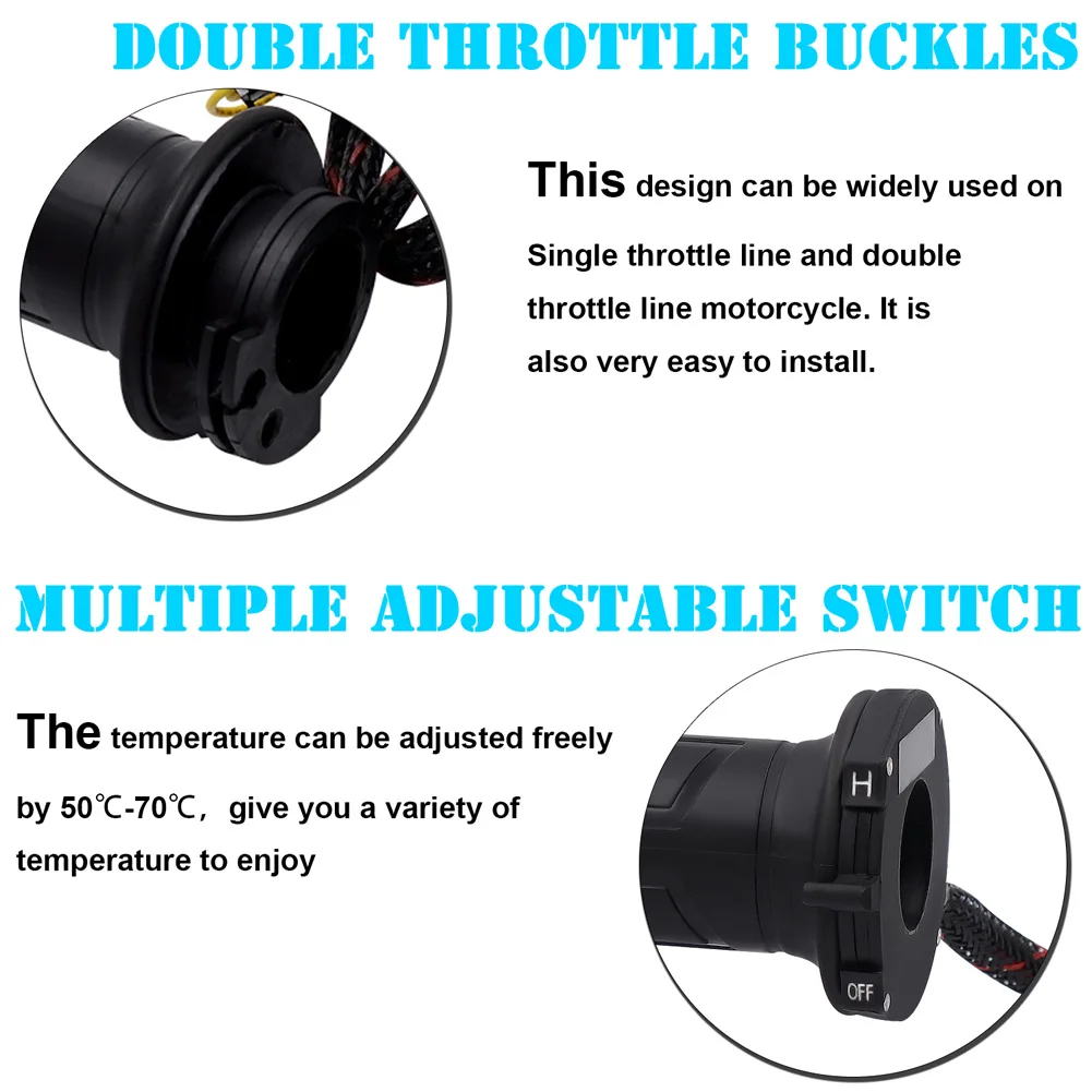 Ручки с подогревом для электрического мотоцикла руль сохранения тепла
