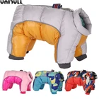 Зимняя одежда для собак UNIBULL, теплая куртка для щенка, водонепроницаемая Светоотражающая Одежда для собак, чихуахуа, французского бульдога, Мопса