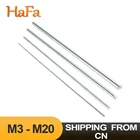 Резьбовой стержень полная резьба стержень шпилька длина винта 250 мм серебро 304 нержавеющая сталь DIN975 M3 M4 M5 M6 M8 M10 M12 M14 M16 M18 M20